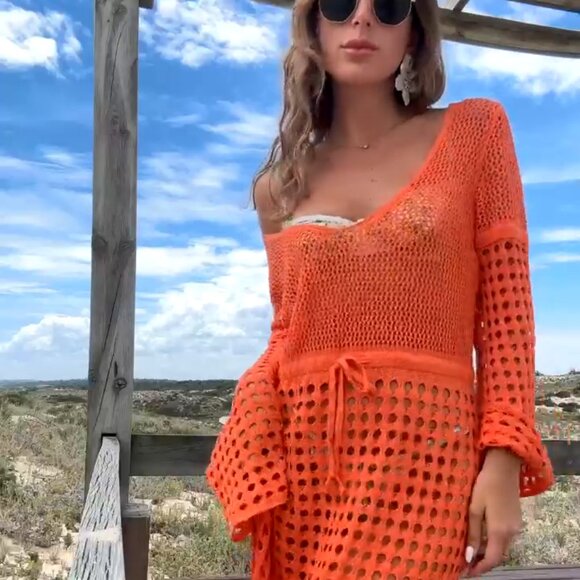 Zara Crochet Maxi Dress - Picture 2 of 6